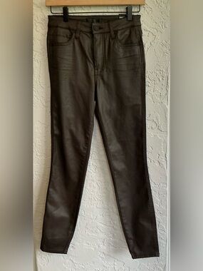 Kut from the Kloth Women’s BrownFaux Leather Jeans - Stylish Ankle Skinny (NWT)